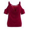 Plus Size Cowl Neck Blouson T-shirt