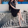 Sequined Embroidered High-Grade Dress