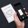 Reusable Dry-Erase Whiteboard Notebook Pen 4PCS