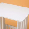 White WPC board Storage Cabinet Shelf waterproof mildew proof