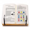 Foldable Tablet PC textbook/Music Document Stand / Desk Bookrest with Retro Hollow Elegant Pattern