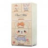 Double Lock 5 Layer (Ice Cream Color) Drawer Cabinet 58X40X112 CM Storage Lockers  (Not Specified)