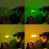 Starry Pattern Green Laser Light Portable Flashlight