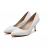 Candy Color Office Lady Pointed Toe Slip On Thin High Heel Pumps
