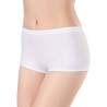 Women Ice Silk Seamless Cotton Crotch Boyshort Panties