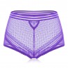Plus Size High Waist Tummy Control Hollow Lace Panties