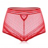 Plus Size High Waist Tummy Control Hollow Lace Panties