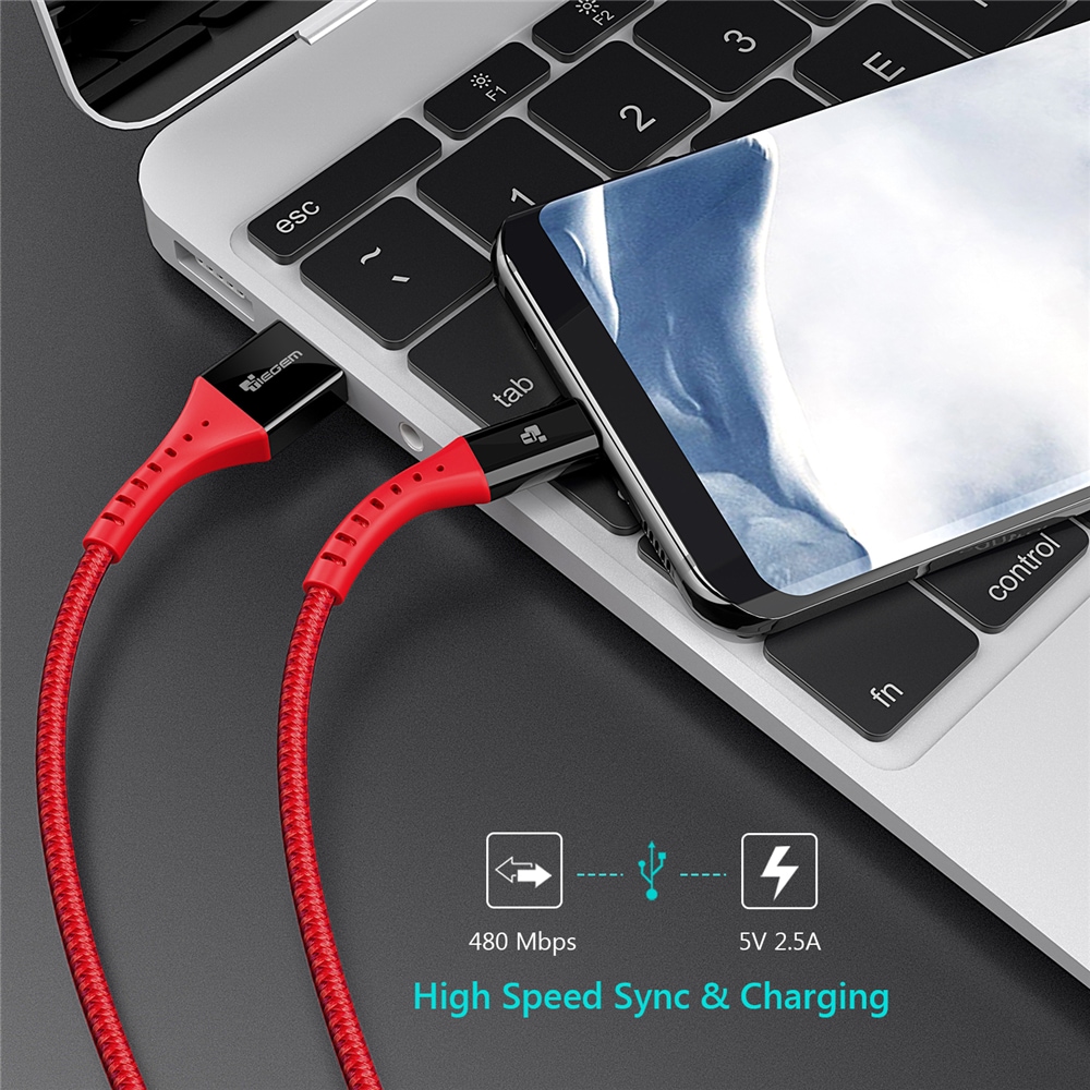 TIEGEM Micro USB Cable Quick Charge USB Data Cable for all Micro USB Devices- Black 30CM TIEGEM Micro USB Cable Quick Charge USB Data Cable for all Micro USB Devices- Black 30CM