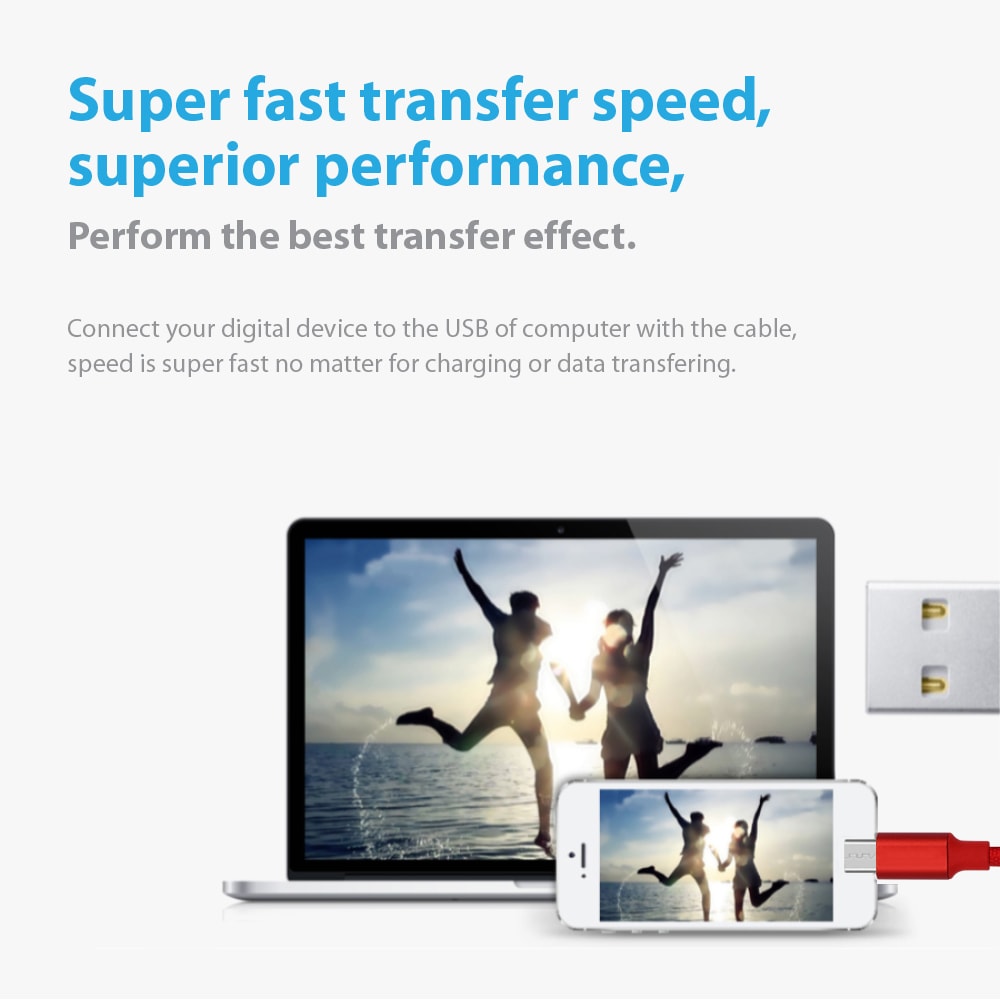 SDL 2 Meter Nylon Micro USB Cable for Samsung HTC Huawei Android Fast Charger- Red SDL 2 Meter Nylon Micro USB Cable for Samsung HTC Huawei Android Fast Charger- Red