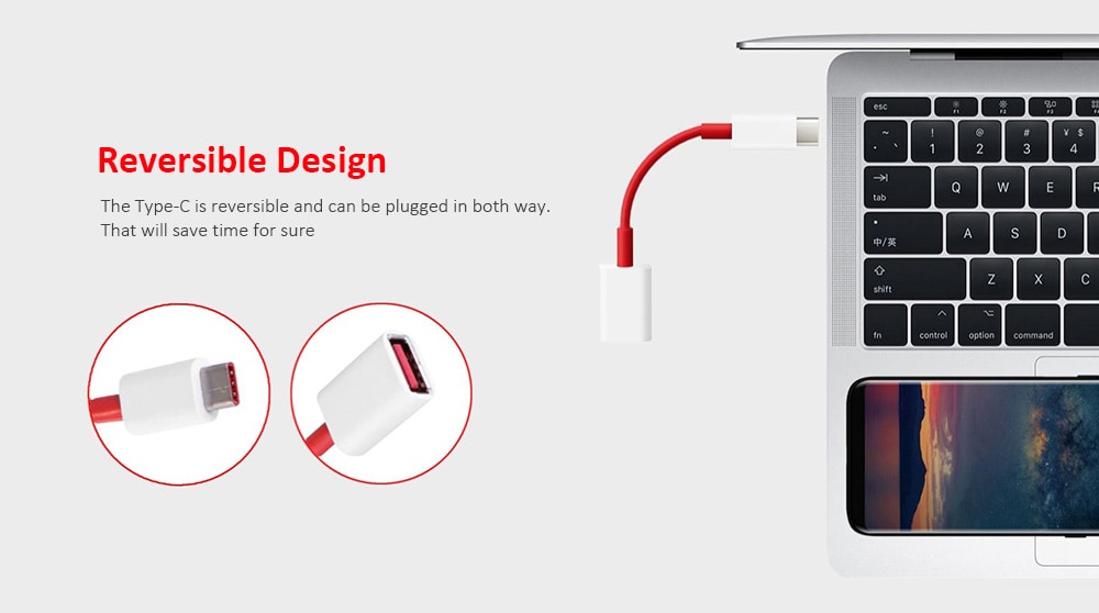 Type C to USB OTG Adapter Charger Cable for Oneplus 6T / 6 / Oneplus 5T / 5 / 3T- Multi-A Type C to USB OTG Adapter Charger Cable for Oneplus 6T / 6 / Oneplus 5T / 5 / 3T- Multi-A