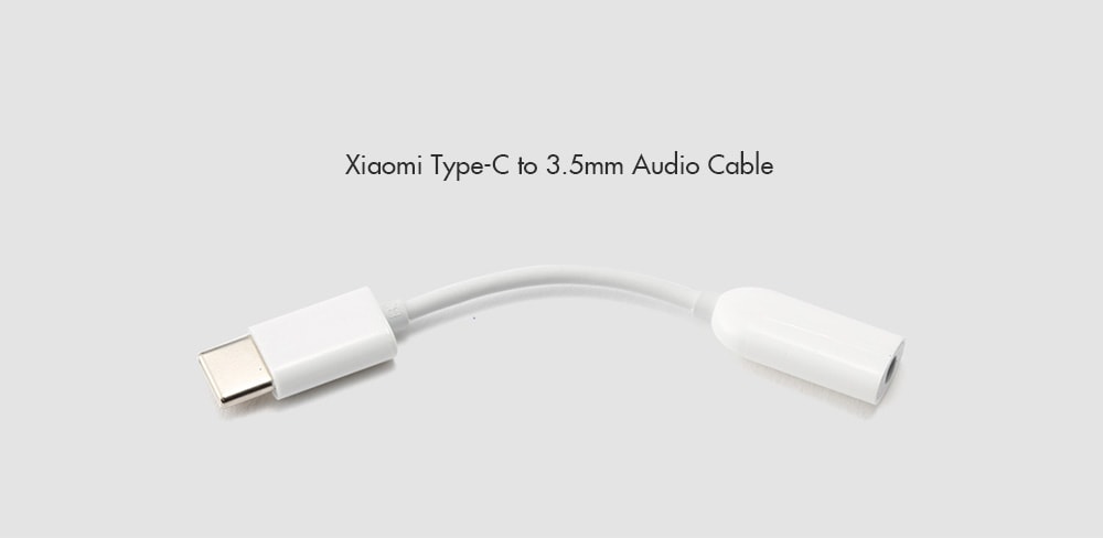 Original Xiaomi Type-C USB to 3.5mm Audio Cable for Xiaomi Note 7 / Oneplus 6 / Samsung Galaxy S9 Note 8 9- White Original Xiaomi Type-C USB to 3.5mm Audio Cable for Xiaomi Note 7 / Oneplus 6 / Samsung Galaxy S9 Note 8 9- White