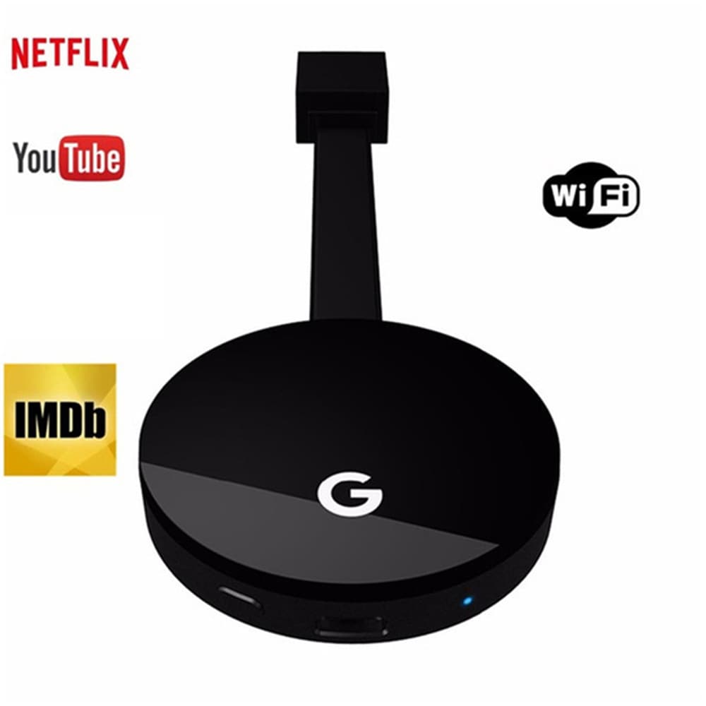 X5BD Three Generation WiFi Display Dongle Wireless Screen Share Device- Black X5BD Three Generation WiFi Display Dongle Wireless Screen Share Device- Black