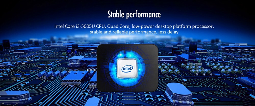 SHARERDP X5350M Intel Core i3 - 5005U Mini Home PC- Silver Barebone SHARERDP X5350M Intel Core i3 - 5005U Mini Home PC- Silver Barebone