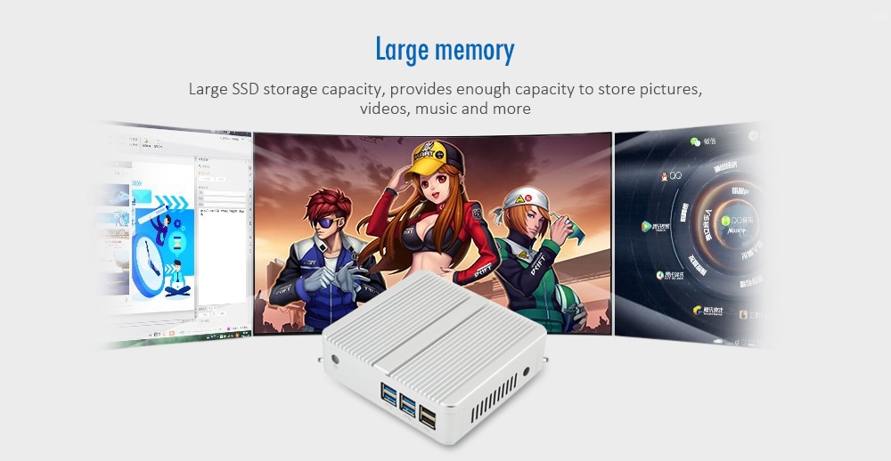 SHARERDP X5350M Intel Core i3 - 5005U Mini Home PC- Silver Barebone SHARERDP X5350M Intel Core i3 - 5005U Mini Home PC- Silver Barebone
