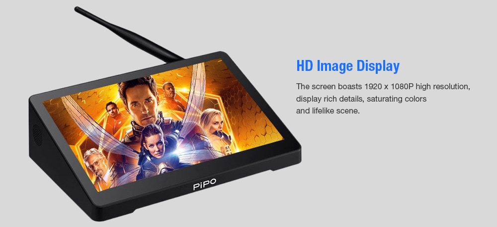 PIPO X10 Pro 10.8 inch Mini PC 1920 x 12800 IPS Screen Intel Cherry Trail Z8350 Intel HD Graphics 400 2GB DDR3 + 32GB ROM 2.4GHz WiFi 1000Mbps USB3.0 BT4.0 Windows10 Support 4K- Black EU Plug PIPO X10 Pro 10.8 inch Mini PC 1920 x 12800 IPS Screen Intel Cherry Trail Z8350 Intel HD Graphics 400 2GB DDR3 + 32GB ROM 2.4GHz WiFi 1000Mbps USB3.0 BT4.0 Windows10 Support 4K- Black EU Plug