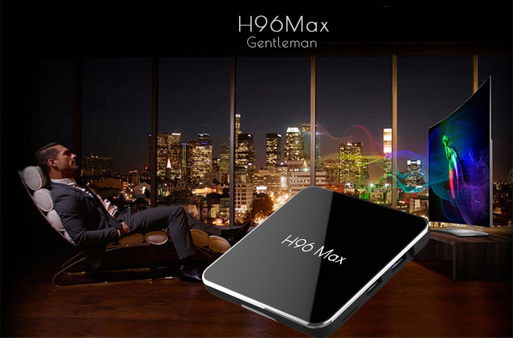 S905X2 H96 Max X2 Android 8.1 TV Box USB3.0 Set Top Box- Night 4+32G S905X2 H96 Max X2 Android 8.1 TV Box USB3.0 Set Top Box- Night 4+32G