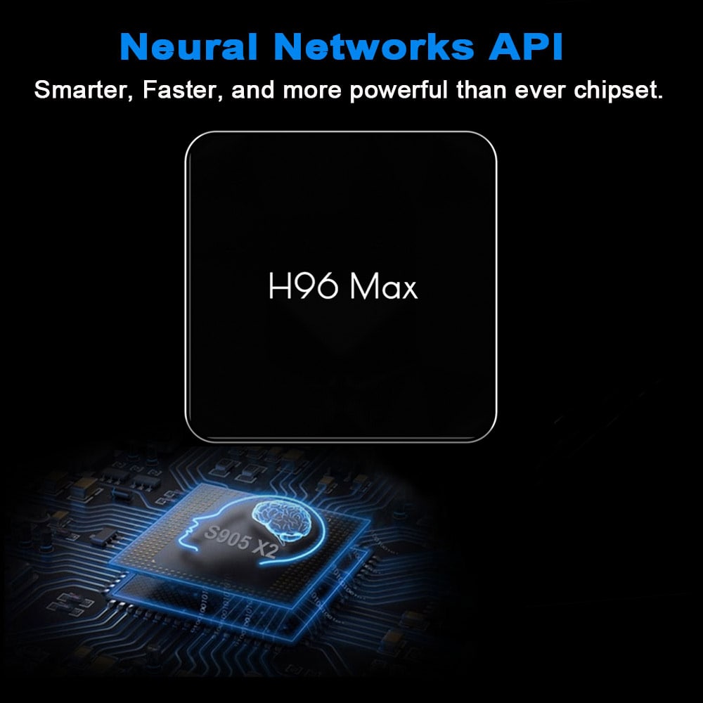 S905X2 H96 Max X2 Android 8.1 TV Box USB3.0 Set Top Box- Night 4+32G S905X2 H96 Max X2 Android 8.1 TV Box USB3.0 Set Top Box- Night 4+32G