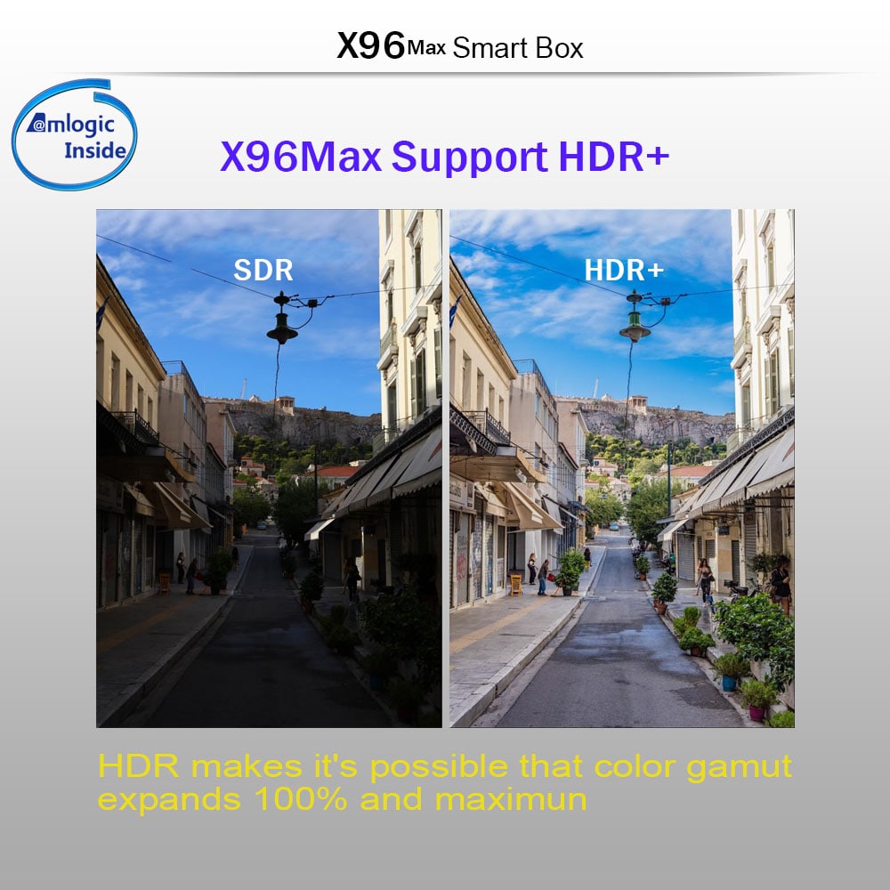 X96 MAX TV Box Amlogic S905X2 / Android 8.1 / USB3.0 / VP9- Black 2GB DDR4+16GB ROM UK PLUG X96 MAX TV Box Amlogic S905X2 / Android 8.1 / USB3.0 / VP9- Black 2GB DDR4+16GB ROM UK PLUG