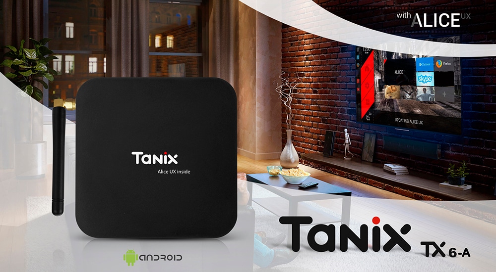 Tanix TX6 - A TV Box Allwinner H6 / Dual-antenna / Android 9.0 / USB3.0 + 2 x USB 2.0 / 2.4G WiFi / Support 6K H.265- Black 2GB RAM + 16GB ROM EU Plug Tanix TX6 - A TV Box Allwinner H6 / Dual-antenna / Android 9.0 / USB3.0 + 2 x USB 2.0 / 2.4G WiFi / Support 6K H.265- Black 2GB RAM + 16GB ROM EU Plug