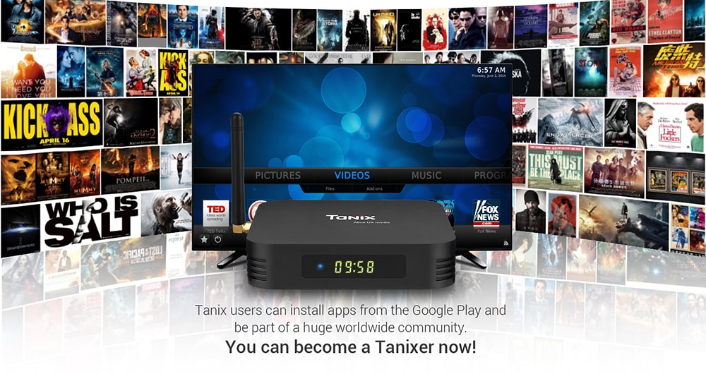Tanix TX6 - A TV Box Allwinner H6 / Dual-antenna / Android 9.0 / USB3.0 + 2 x USB 2.0 / 2.4G WiFi / Support 6K H.265- Black 2GB RAM + 16GB ROM EU Plug Tanix TX6 - A TV Box Allwinner H6 / Dual-antenna / Android 9.0 / USB3.0 + 2 x USB 2.0 / 2.4G WiFi / Support 6K H.265- Black 2GB RAM + 16GB ROM EU Plug