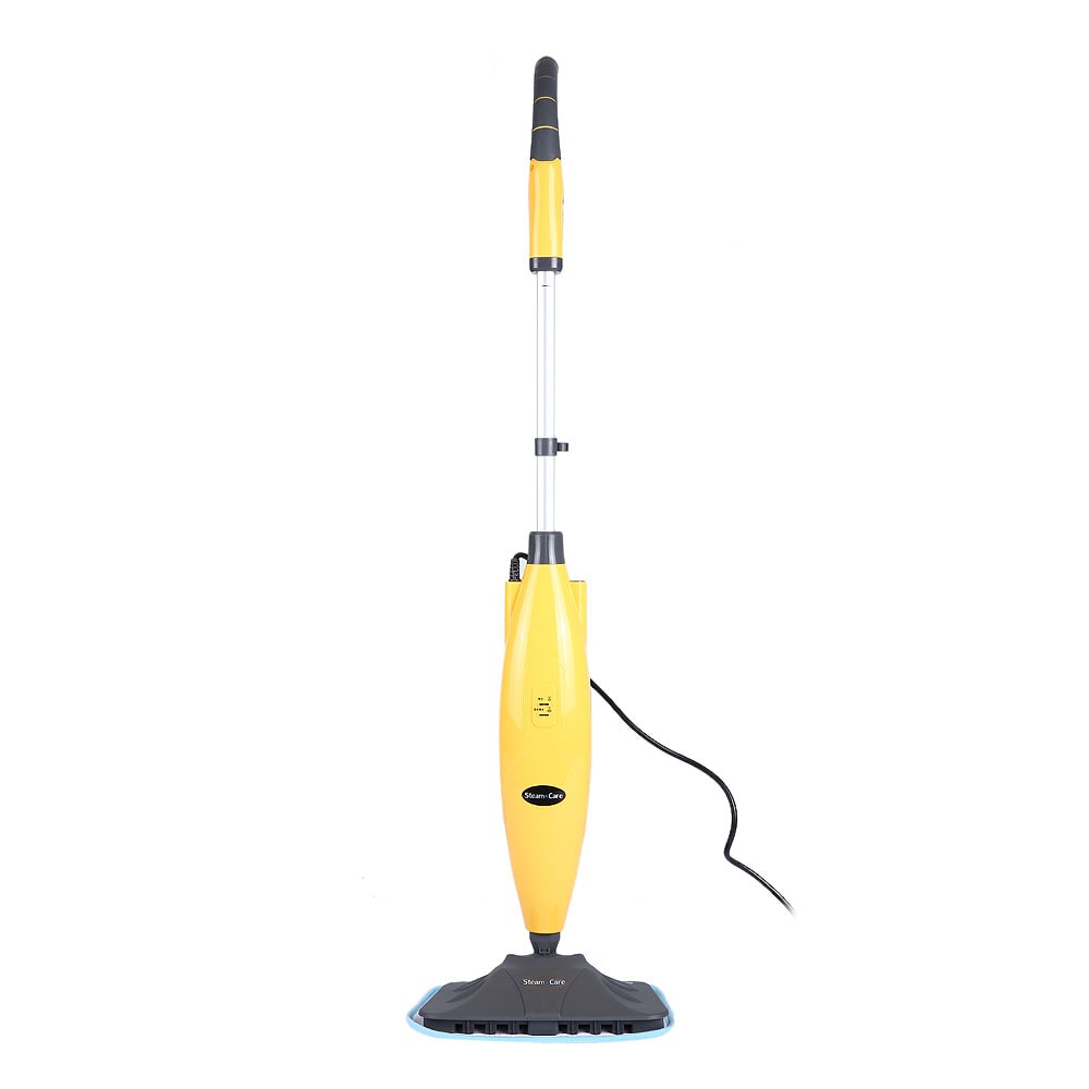 S3022 Multifunctional Steam Cleaner Floor Kitchen Carpet Handheld Steamer Mop- Yellow EU Plug S3022 Multifunctional Steam Cleaner Floor Kitchen Carpet Handheld Steamer Mop- Yellow EU Plug