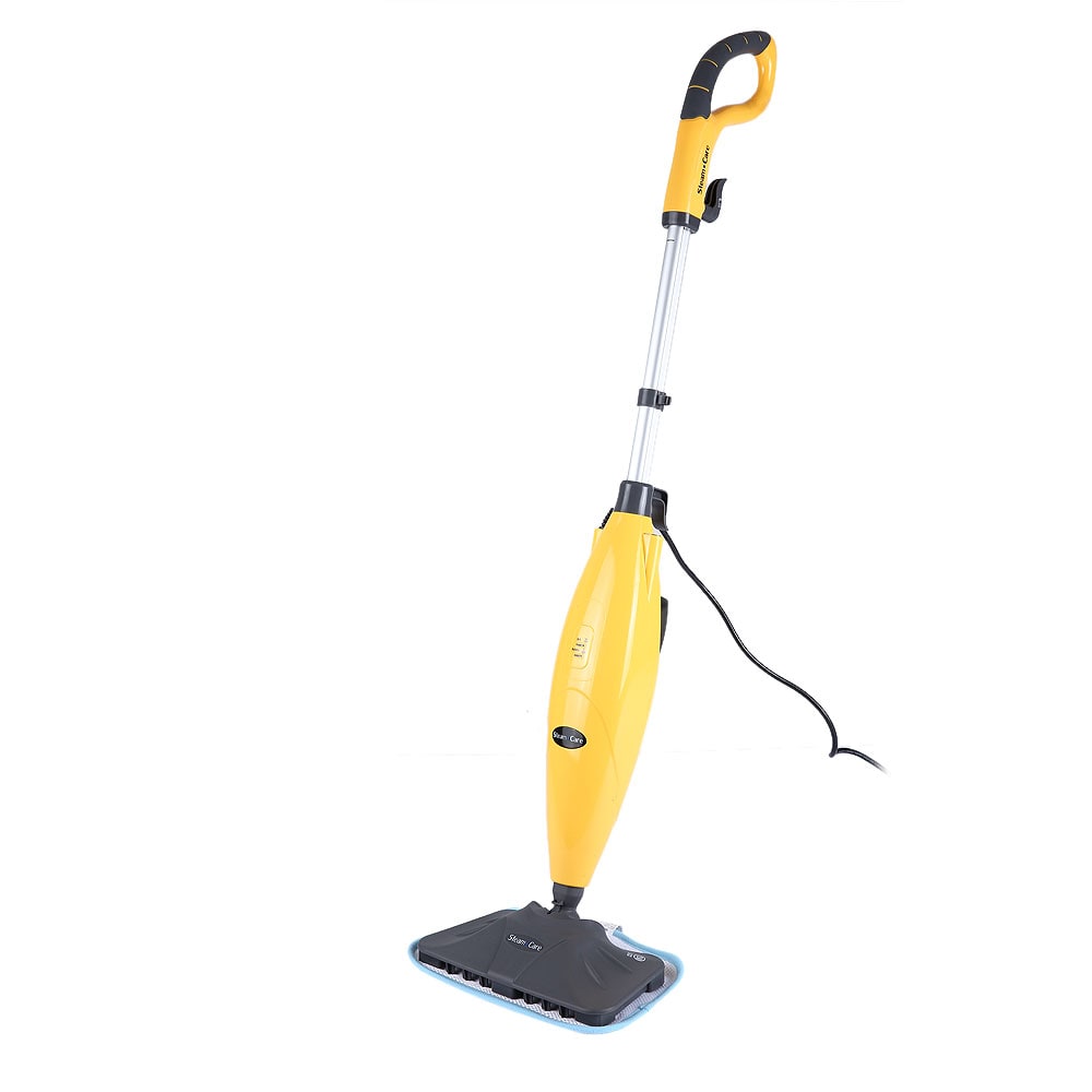 S3022 Multifunctional Steam Cleaner Floor Kitchen Carpet Handheld Steamer Mop- Yellow EU Plug S3022 Multifunctional Steam Cleaner Floor Kitchen Carpet Handheld Steamer Mop- Yellow EU Plug
