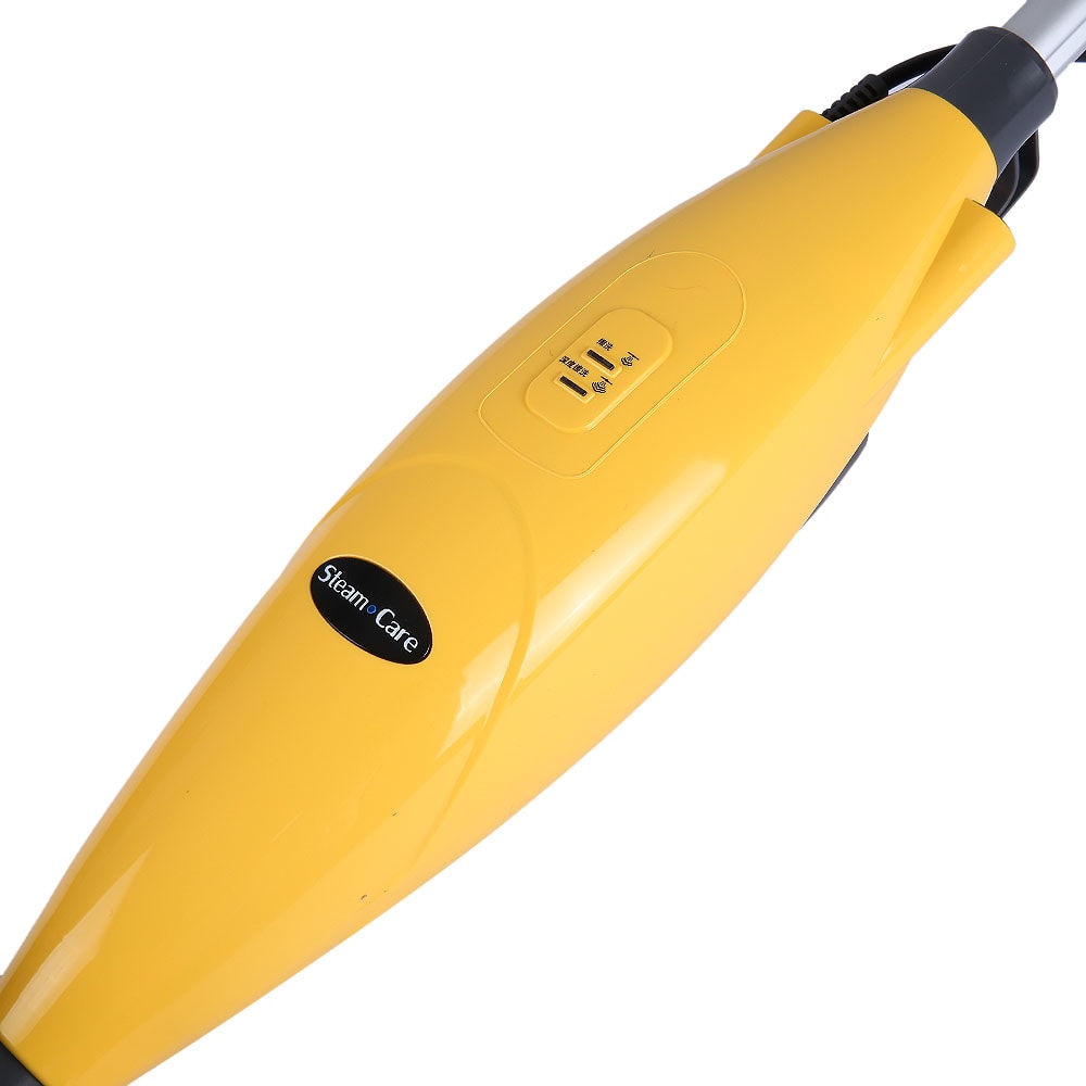 S3022 Multifunctional Steam Cleaner Floor Kitchen Carpet Handheld Steamer Mop- Yellow EU Plug S3022 Multifunctional Steam Cleaner Floor Kitchen Carpet Handheld Steamer Mop- Yellow EU Plug