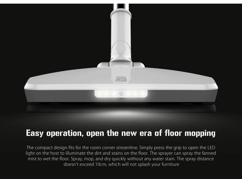 SWDK - D260 Wireless Handheld Electric Mop Floor Vibration Scrubber- White SWDK - D260 Wireless Handheld Electric Mop Floor Vibration Scrubber- White