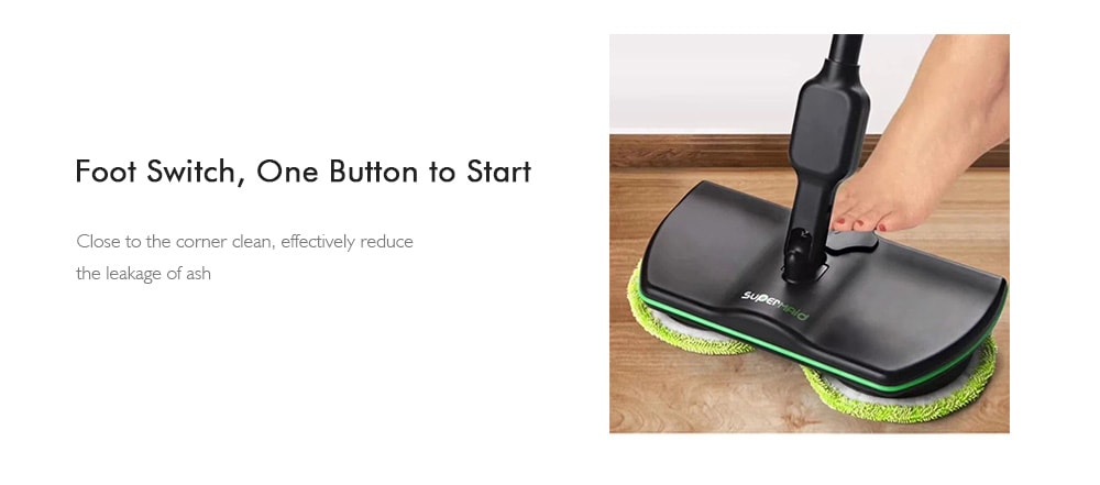 Wireless Electric Mop Household Wiping Waxing Mopping Machine- Black EU Plug Wireless Electric Mop Household Wiping Waxing Mopping Machine- Black EU Plug