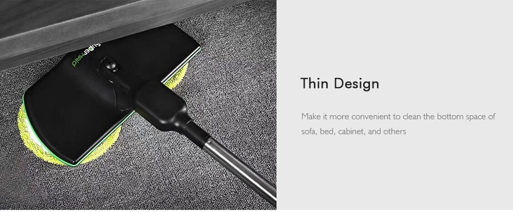 Wireless Electric Mop Household Wiping Waxing Mopping Machine- Black EU Plug Wireless Electric Mop Household Wiping Waxing Mopping Machine- Black EU Plug