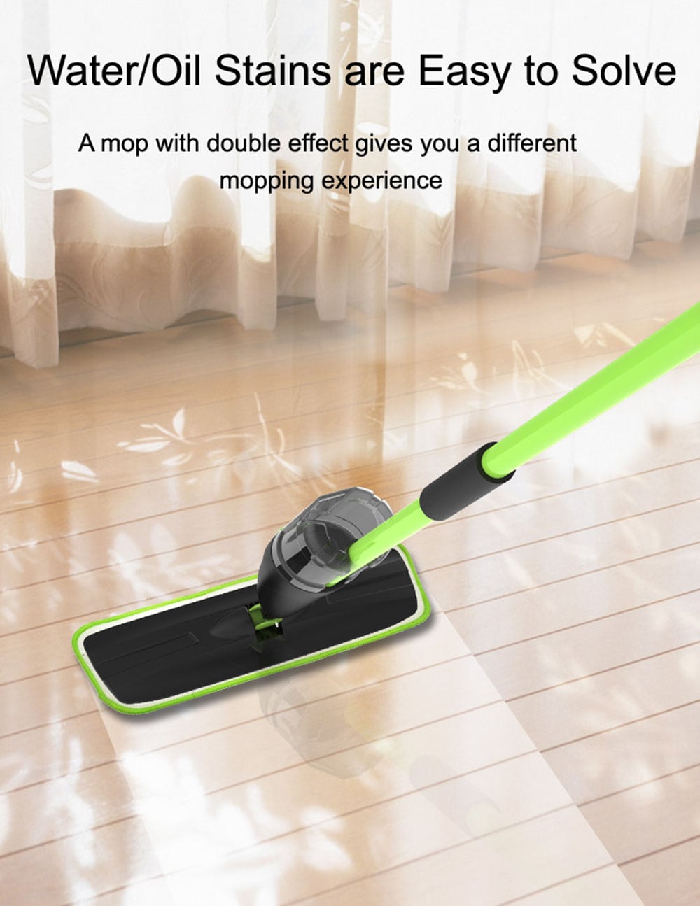 Pooda TB100 Spray Mop- Yellow Green Pooda TB100 Spray Mop- Yellow Green