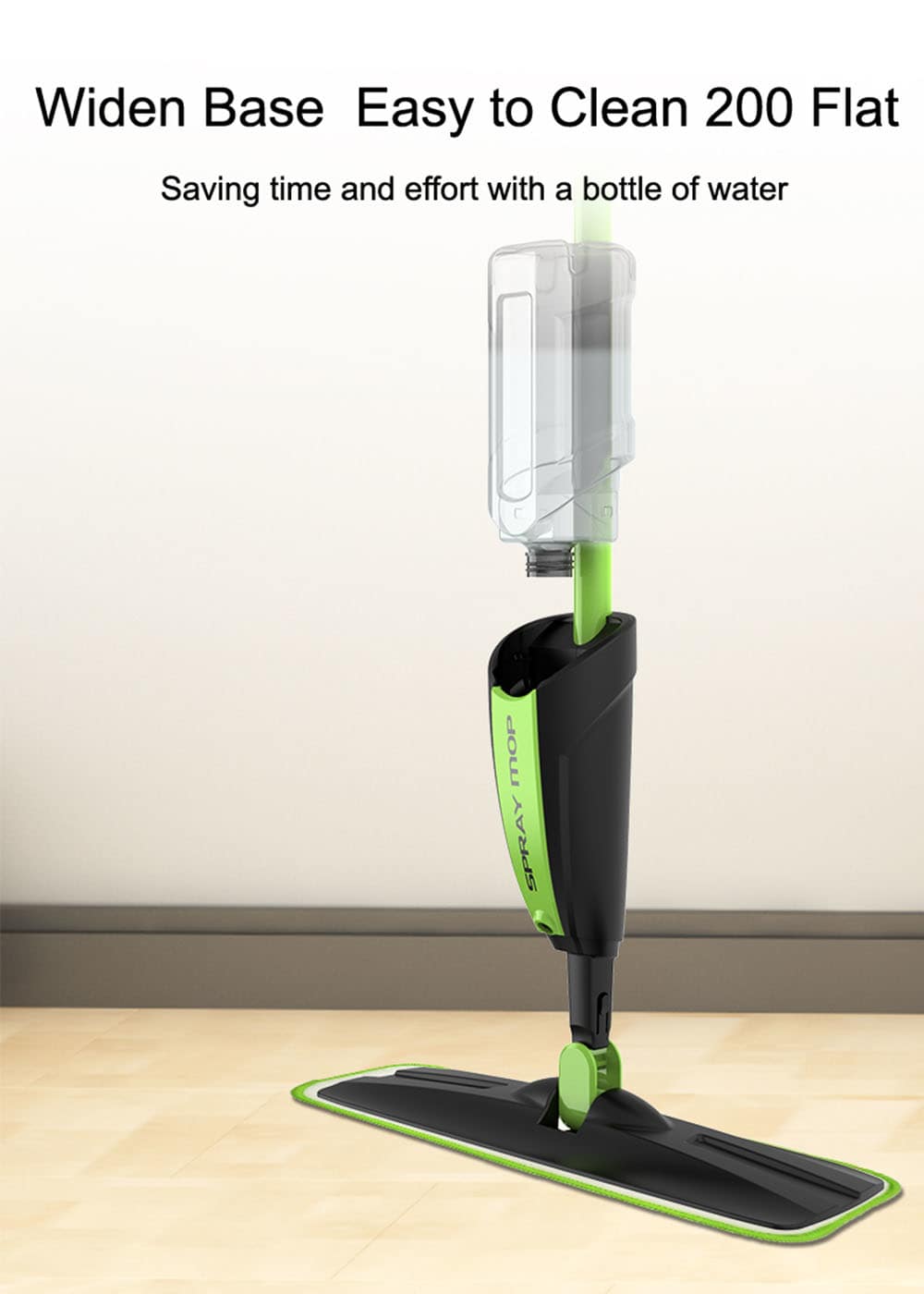 Pooda TB100 Spray Mop- Yellow Green Pooda TB100 Spray Mop- Yellow Green