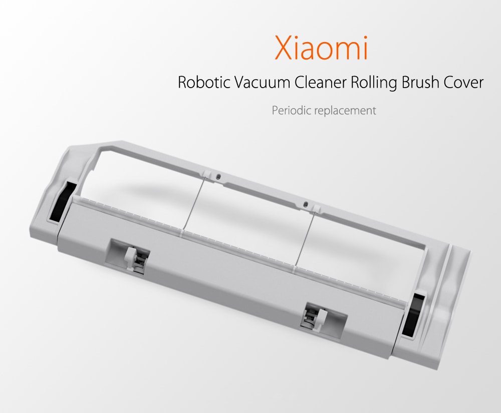 Robotic Vacuum Cleaner Rolling Brush Cover for Xiaomi Sweeper Accessories- Gray Robotic Vacuum Cleaner Rolling Brush Cover for Xiaomi Sweeper Accessories- Gray