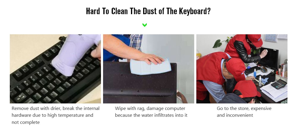 USB Computer Keyboard Vacuum Cleaner- Ivy Single code USB Computer Keyboard Vacuum Cleaner- Ivy Single code