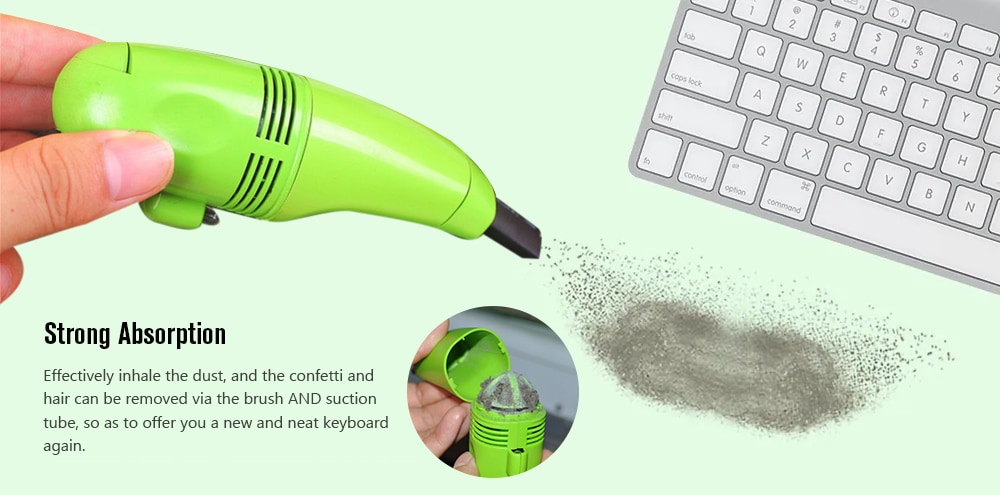 USB Computer Keyboard Vacuum Cleaner- Ivy Single code USB Computer Keyboard Vacuum Cleaner- Ivy Single code