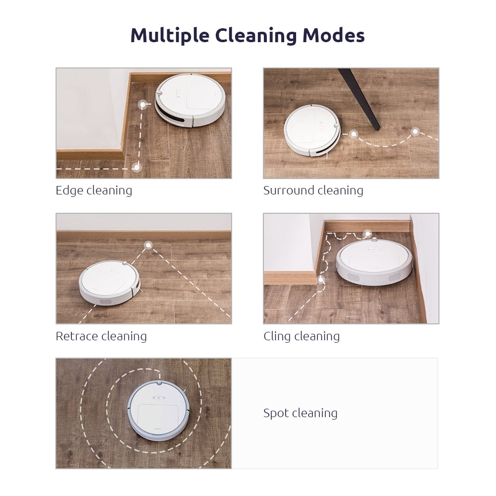 xiaowa lite C102 - 00 Smart Robotic Vacuum Cleaner Automatic Intelligent Cleaning Robot from Xiaomi- White xiaowa lite C102 - 00 Smart Robotic Vacuum Cleaner Automatic Intelligent Cleaning Robot from Xiaomi- White