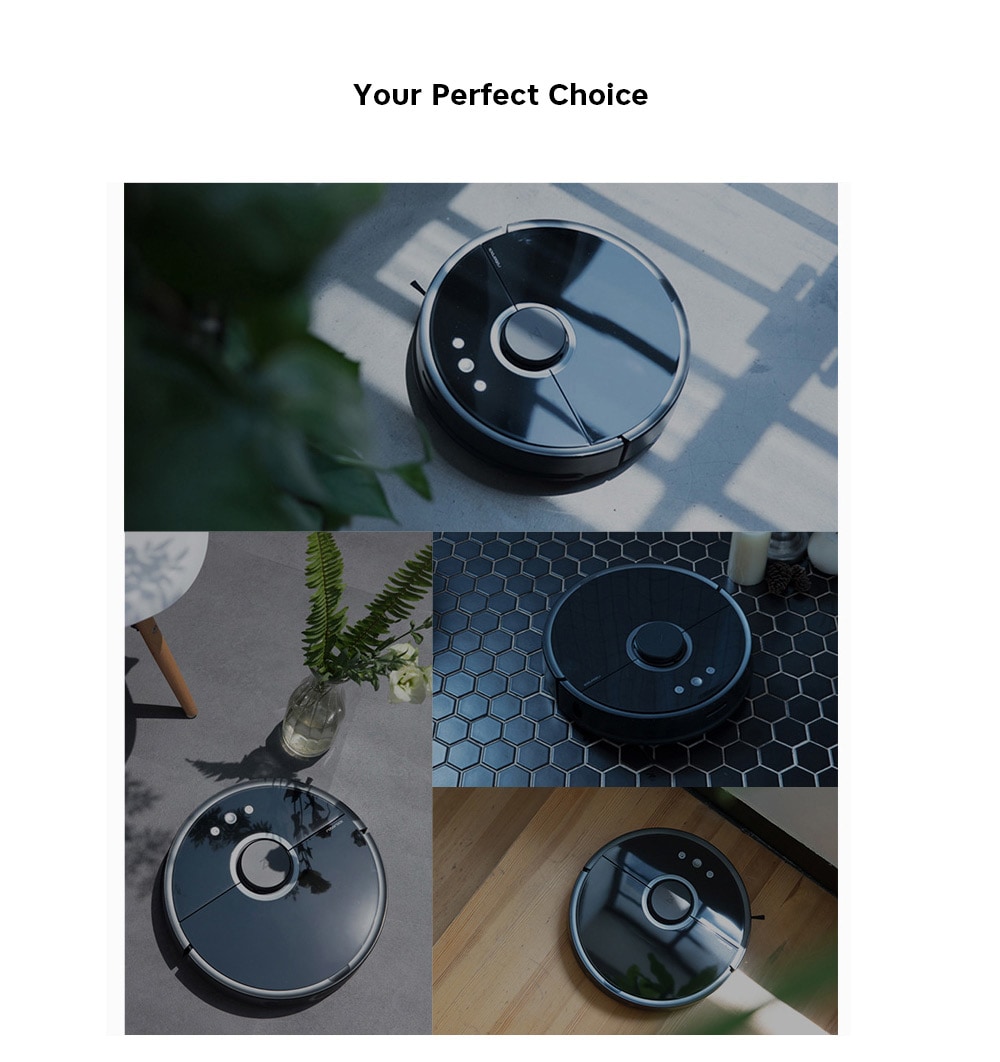 Roborock S55 Smart Vacuum Cleaner Intelligent Sensor System Path Planning- Black EU Plug Roborock S55 Smart Vacuum Cleaner Intelligent Sensor System Path Planning- Black EU Plug