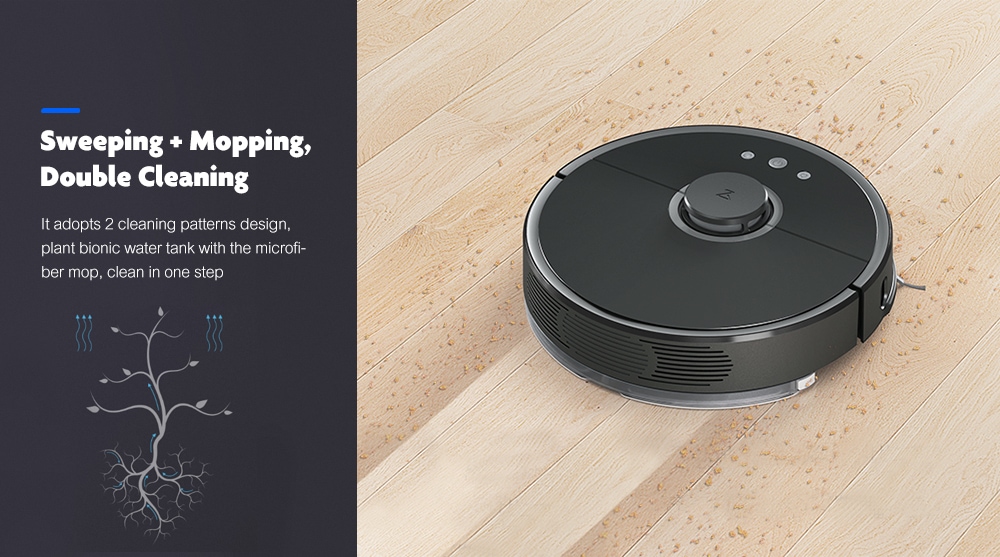 Roborock S55 Smart Robotic Vacuum Cleaner Intelligent Household Sweeper- Black Roborock S55 Smart Robotic Vacuum Cleaner Intelligent Household Sweeper- Black