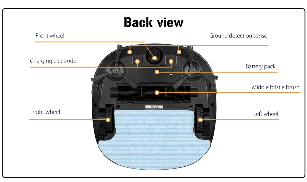 XShuai HXS - C3 Robotic Vacuum Cleaner Automatic Remote Control Cleaning Robot with Camera for Pet Dog Cat Hair- Blue EU Plug XShuai HXS - C3 Robotic Vacuum Cleaner Automatic Remote Control Cleaning Robot with Camera for Pet Dog Cat Hair- Blue EU Plug