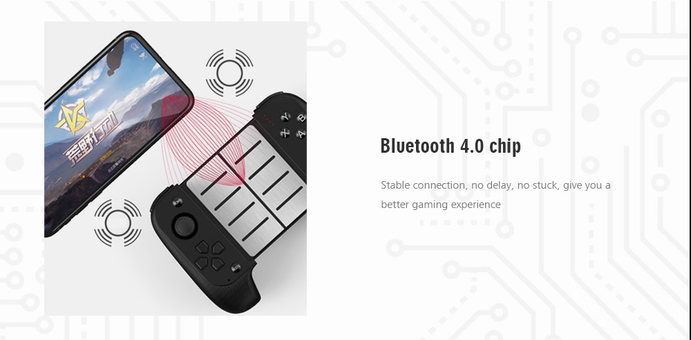 STK - 7007 Wireless Bluetooth Controller Extendable Gamepad- Red and blue STK - 7007 Wireless Bluetooth Controller Extendable Gamepad- Red and blue