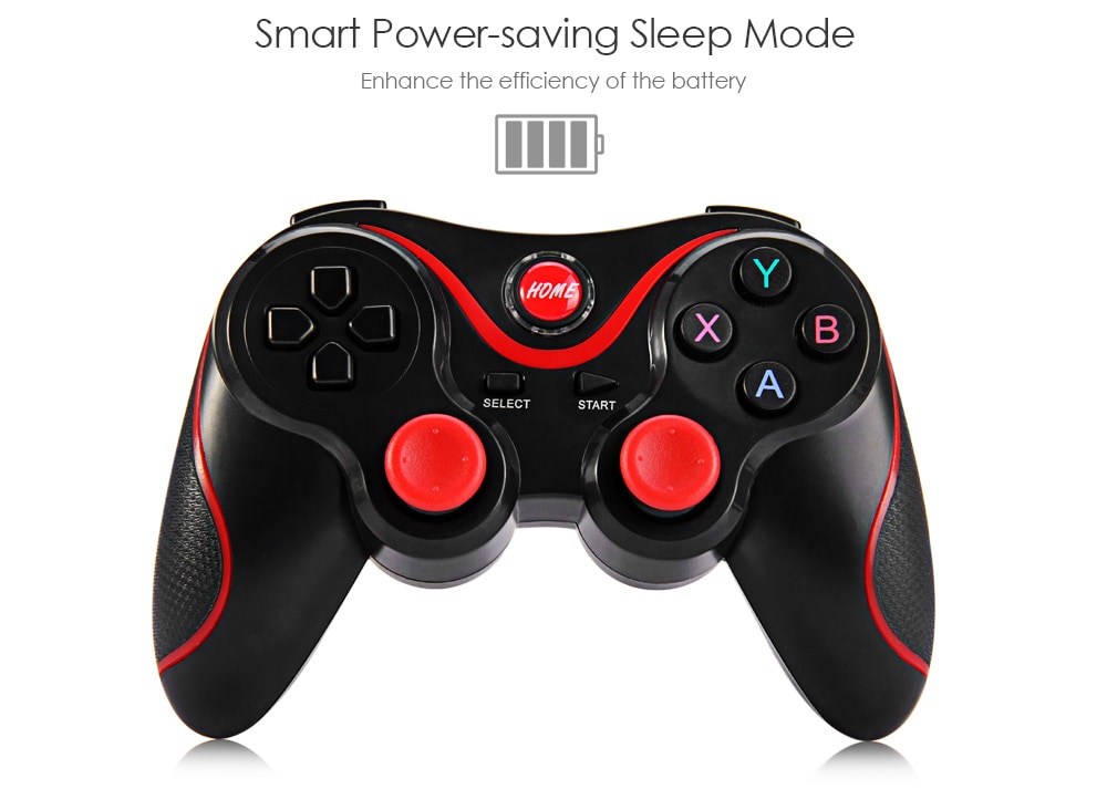 T3 Wireless Bluetooth 3.0 Gamepad Gaming Controller for Android System- Black T3 Wireless Bluetooth 3.0 Gamepad Gaming Controller for Android System- Black