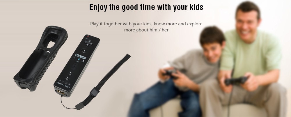 Hot Selling Remote Controller Built in Motion Plus Nunchuck for Nintendo Wii Game- Black Hot Selling Remote Controller Built in Motion Plus Nunchuck for Nintendo Wii Game- Black
