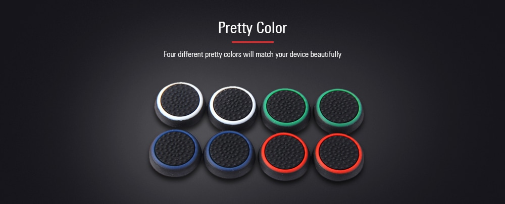 8pcs Anti-skid Key Cap Button for PS4 Playstation 4 / XBox One Controller- Multi 8pcs Anti-skid Key Cap Button for PS4 Playstation 4 / XBox One Controller- Multi