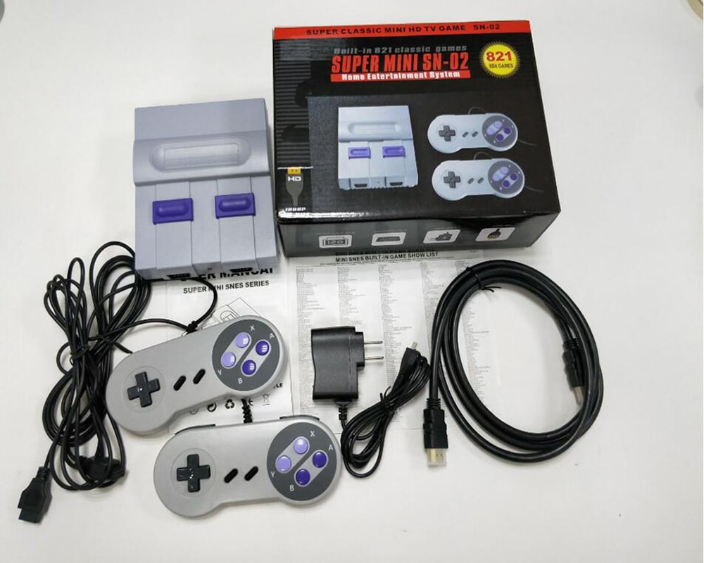 Super Mini 8 Bit Built in 821 Games HD TV Game Console- Platinum 13 x 10 x 4.5 CM Super Mini 8 Bit Built in 821 Games HD TV Game Console- Platinum 13 x 10 x 4.5 CM