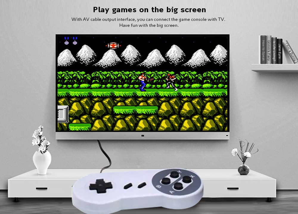 Super NES Classic Edition Console SNES Mini SFC Retro Built-in 400 Games- White Super NES Classic Edition Console SNES Mini SFC Retro Built-in 400 Games- White