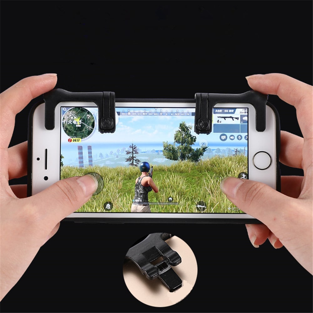 Wilderness Action Game Handle Button for iPhone/Android- Black Wilderness Action Game Handle Button for iPhone/Android- Black