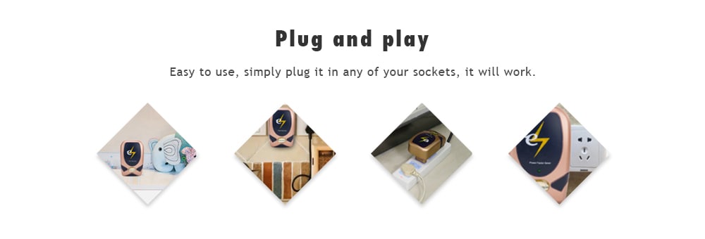 SD - 004 Stylish Home Use Power Factor Saver 90 - 240V- Champagne EU Plug SD - 004 Stylish Home Use Power Factor Saver 90 - 240V- Champagne EU Plug