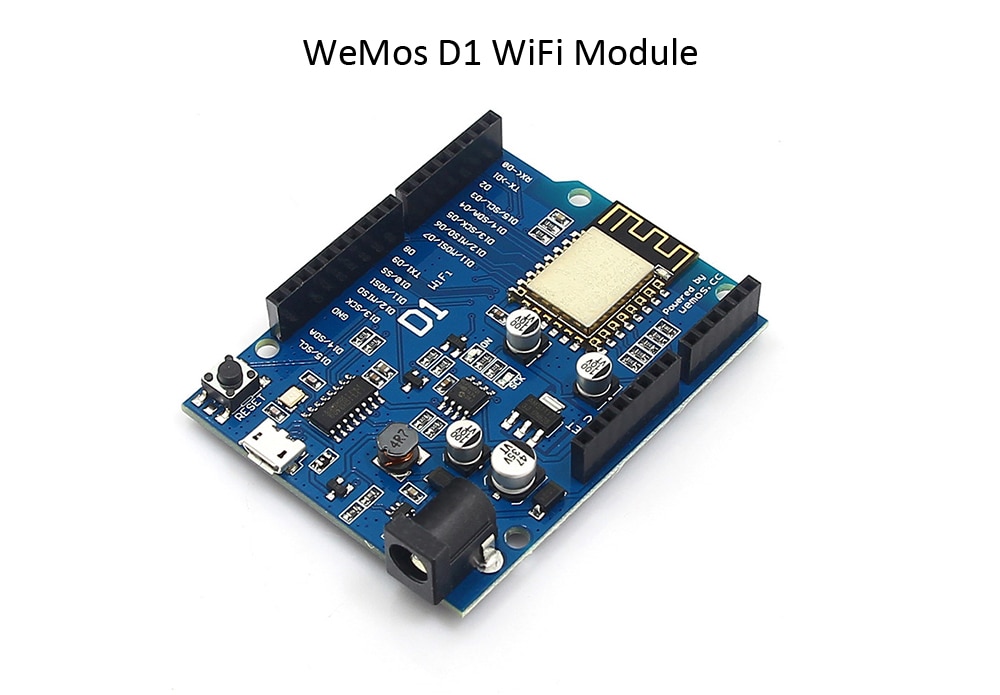 WeMos D1 WiFi Shield Compatible with Arduino- Blue WeMos D1 WiFi Shield Compatible with Arduino- Blue