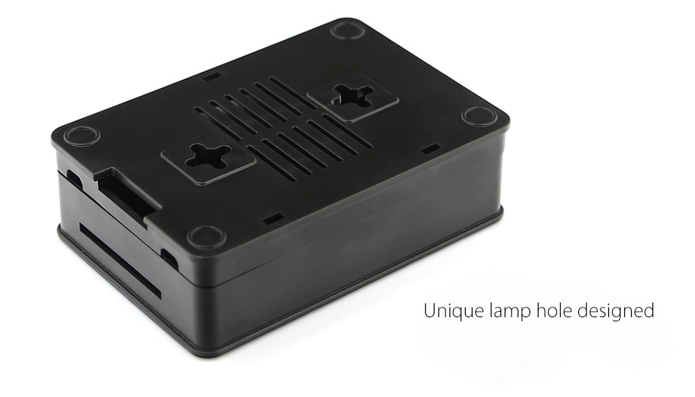 ABS Enclosure Case for Raspberry Pi 3 Model B with Heat Sink / Screwdriver- Black ABS Enclosure Case for Raspberry Pi 3 Model B with Heat Sink / Screwdriver- Black