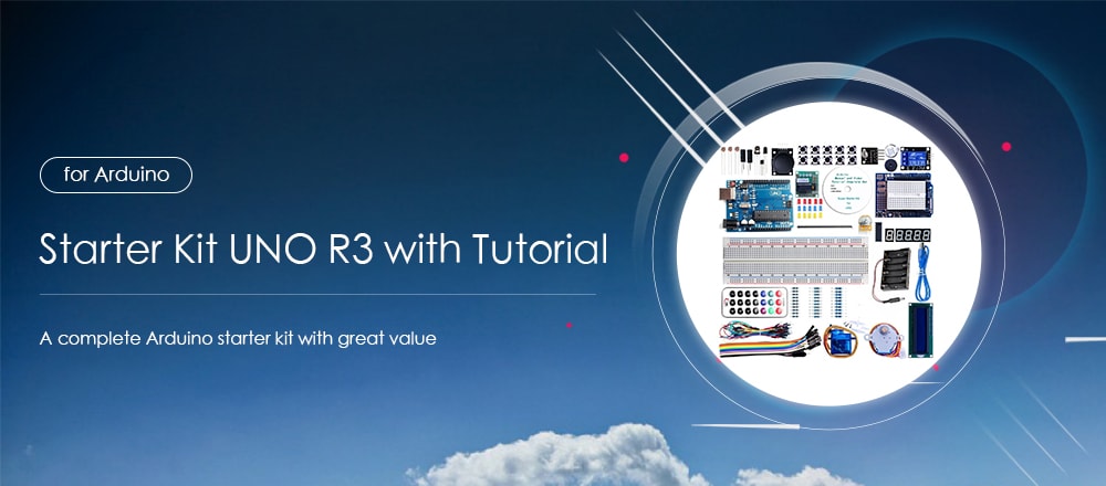 UNO R3 Project Advanced Starter Kit with Tutorial for Arduino- Multi UNO R3 Project Advanced Starter Kit with Tutorial for Arduino- Multi